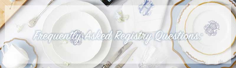 Frequently Asked Registry Questions, sasha nicholas