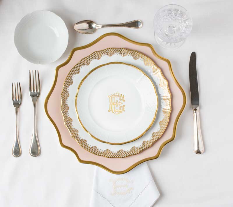 Styling With Sasha - 4 Perfect Place Settings - Blush