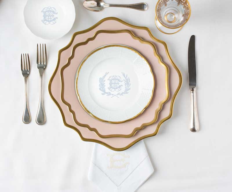 Styling With Sasha - 4 Perfect Place Settings - Blush