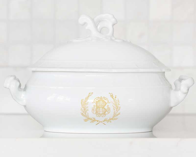 Introducing Our Monogrammed Tureen!