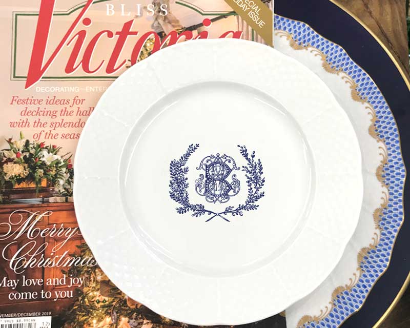 Blue & White Teatime - Victoria Magazine, Sasha Nicholas Blog